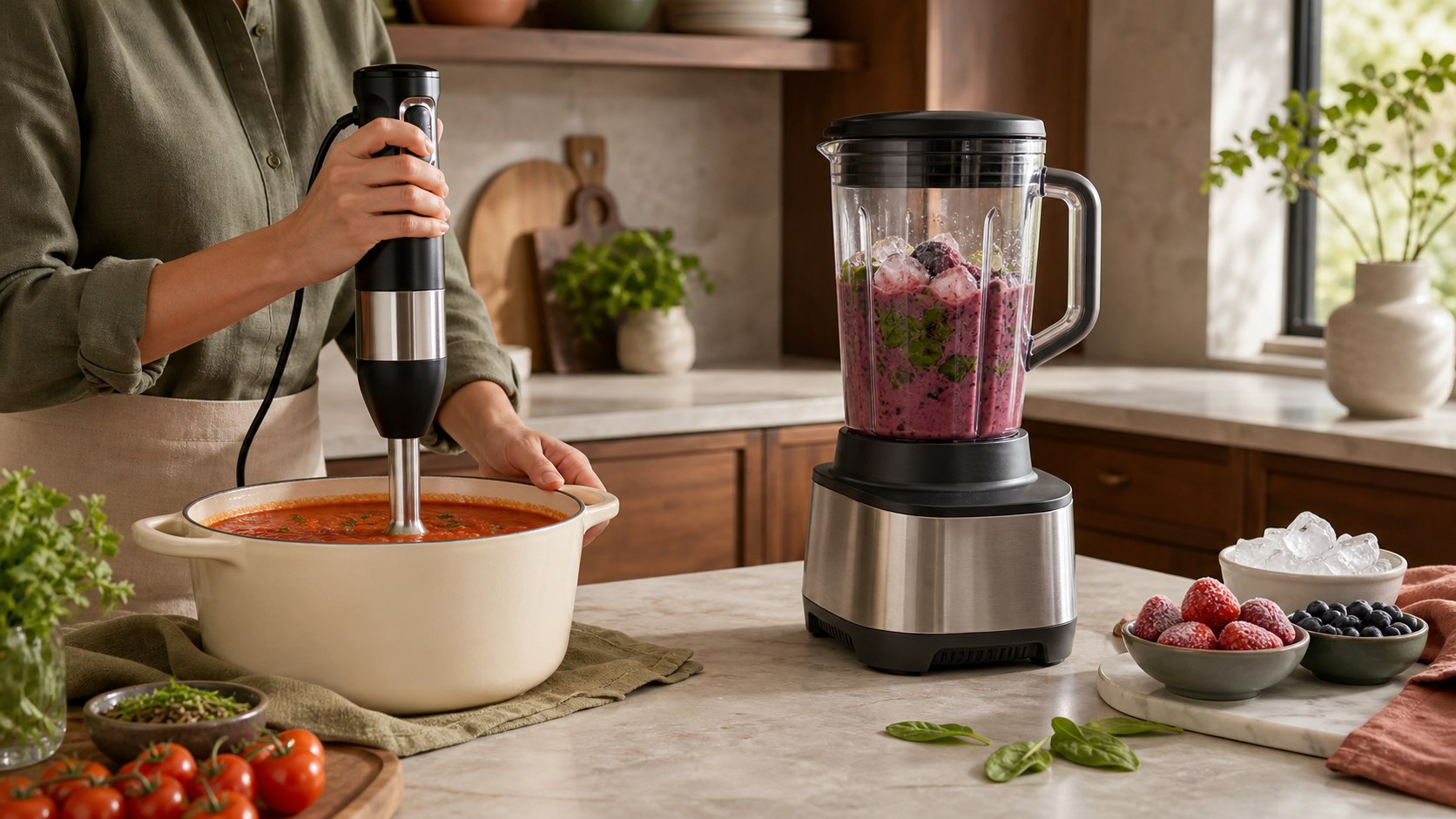 Immersion Blender vs Blender: Which One Fits Your Kitchen?