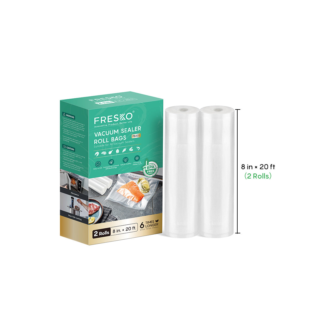 FRESKO 2-Pack Vacuum Sealer Roll Bags