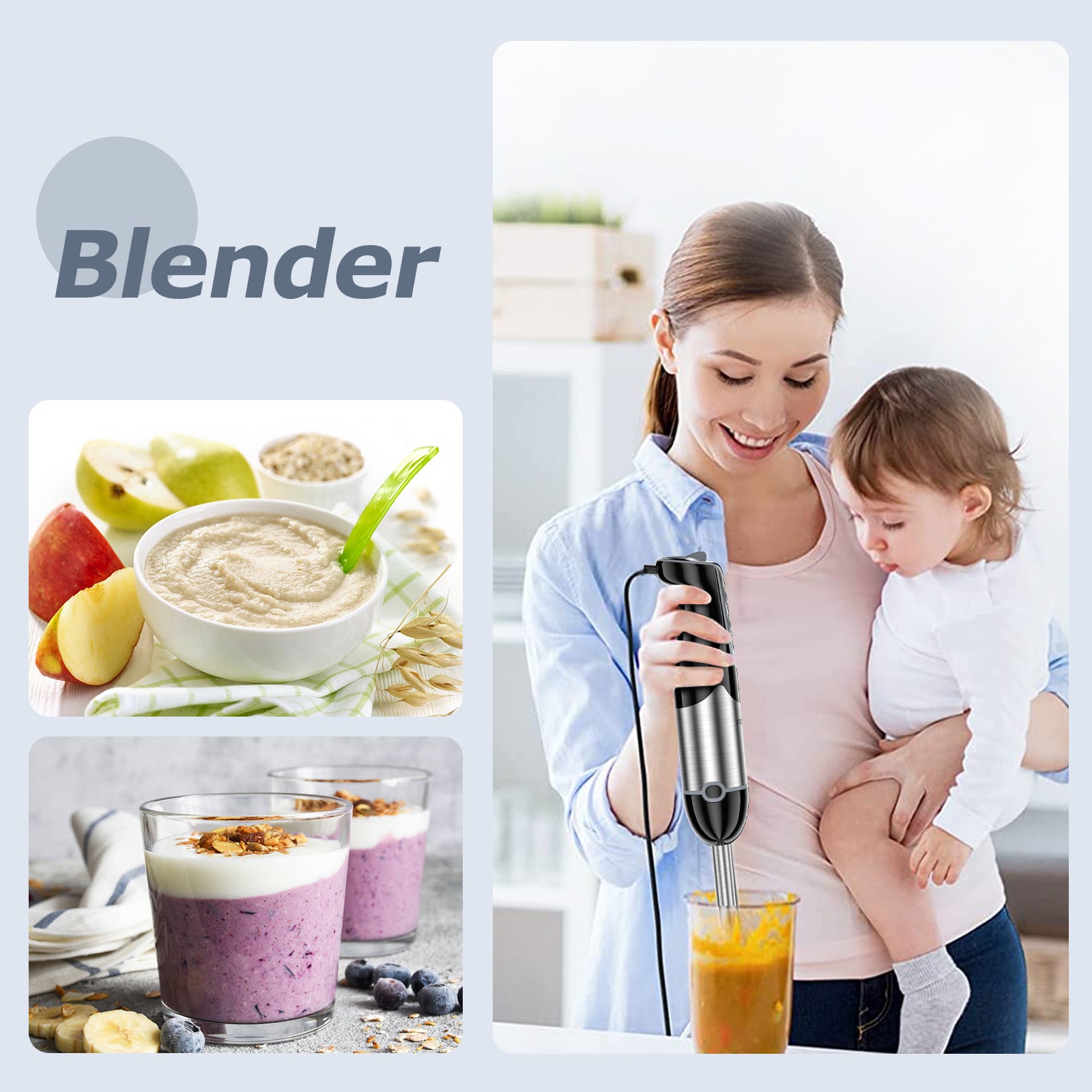 FRESKO 4-in-1 Immersion Hand Blender