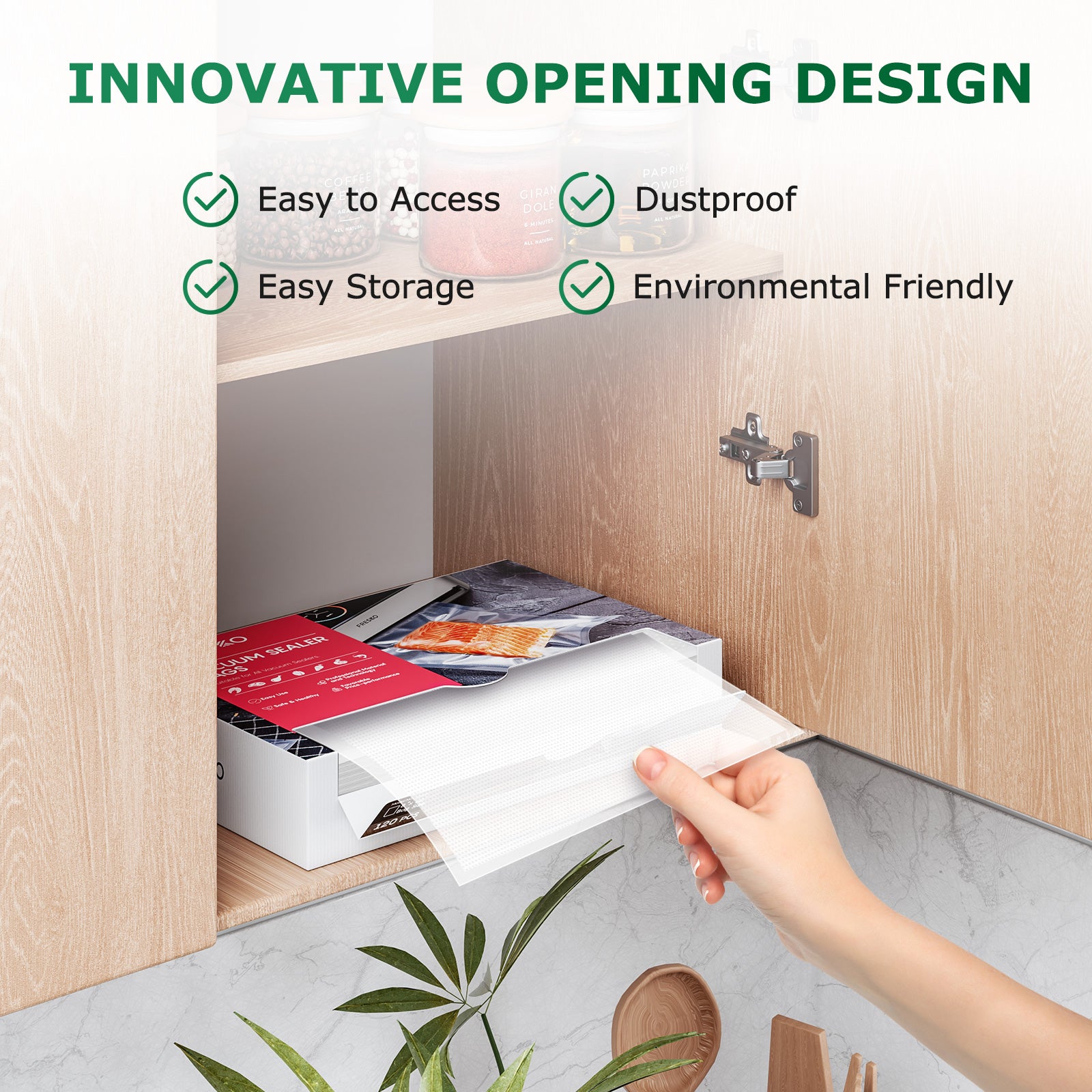 FRESKO Vorgeschnittene Vakuumierbeutel