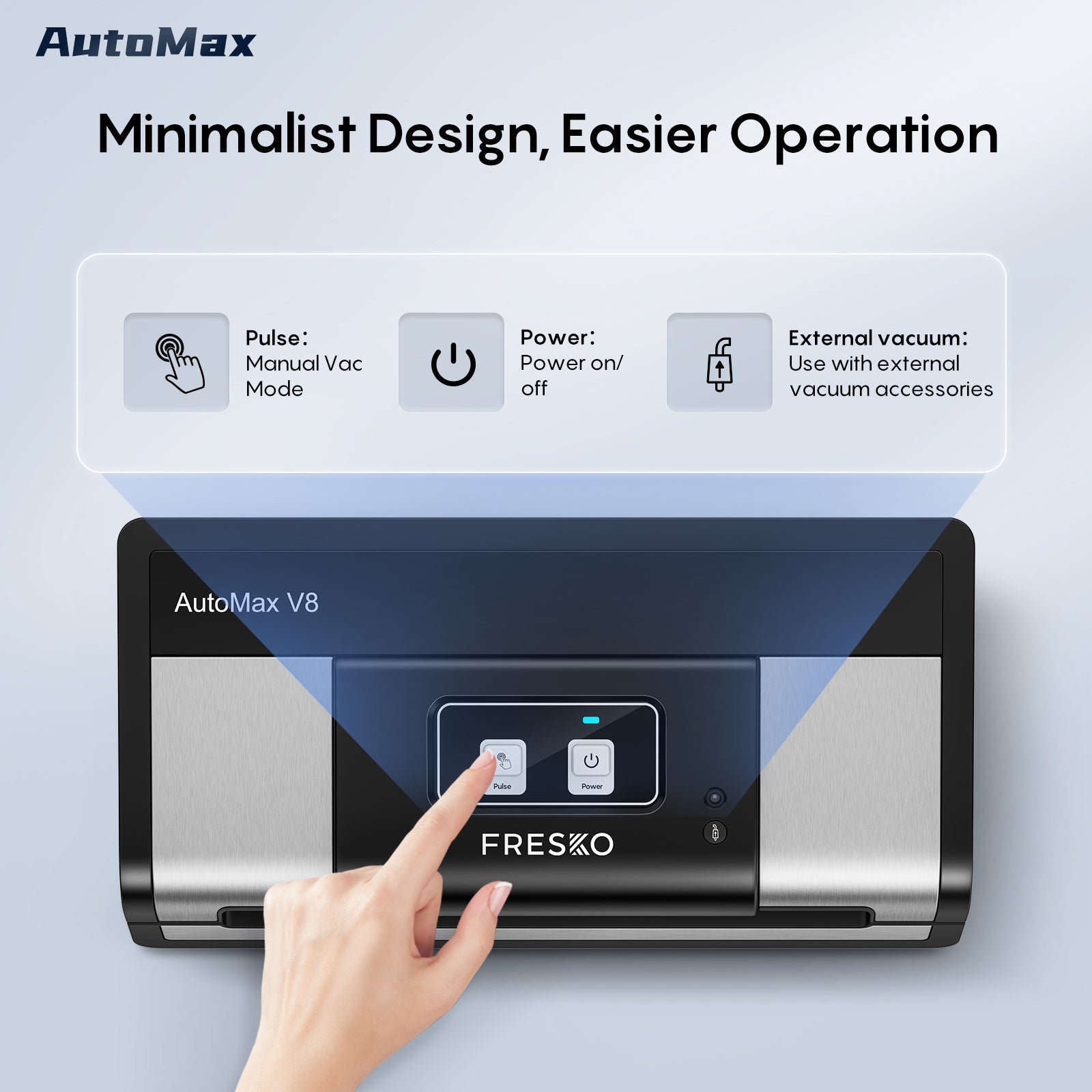FRESKO AutoMax V8 Heavy Duty Vacuum Sealer