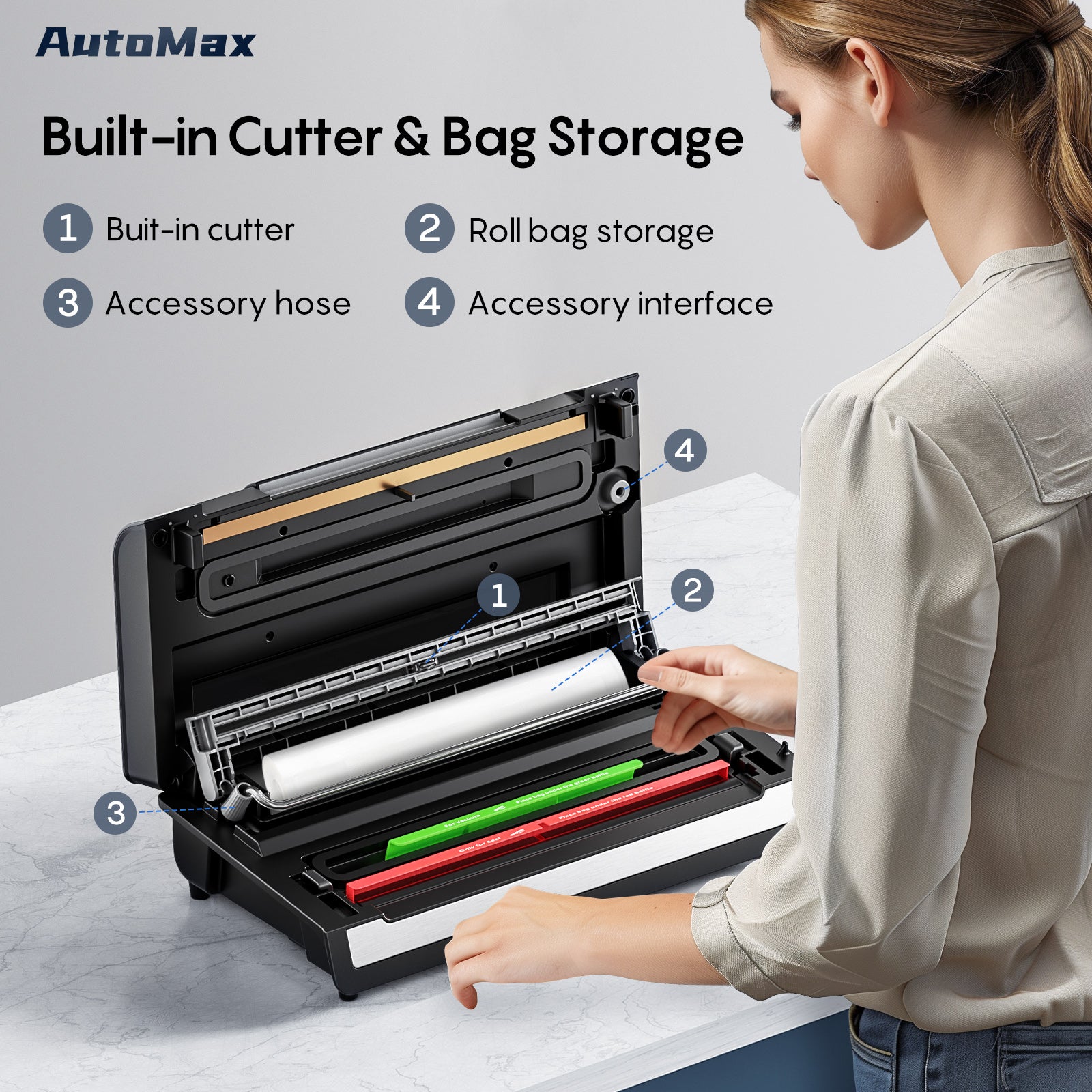 FRESKO AutoMax V8 Heavy Duty Vacuum Sealer