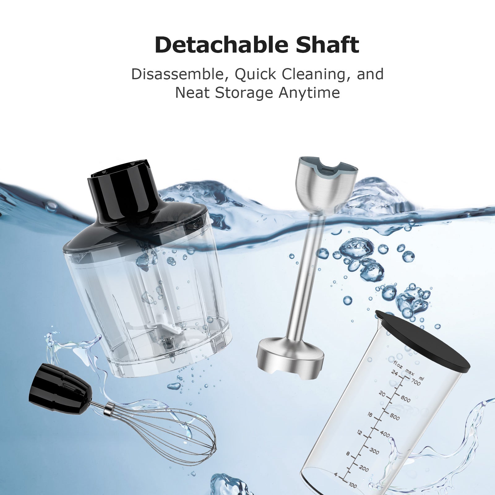 Mélangeur plongeant 4 en 1 FRESKO