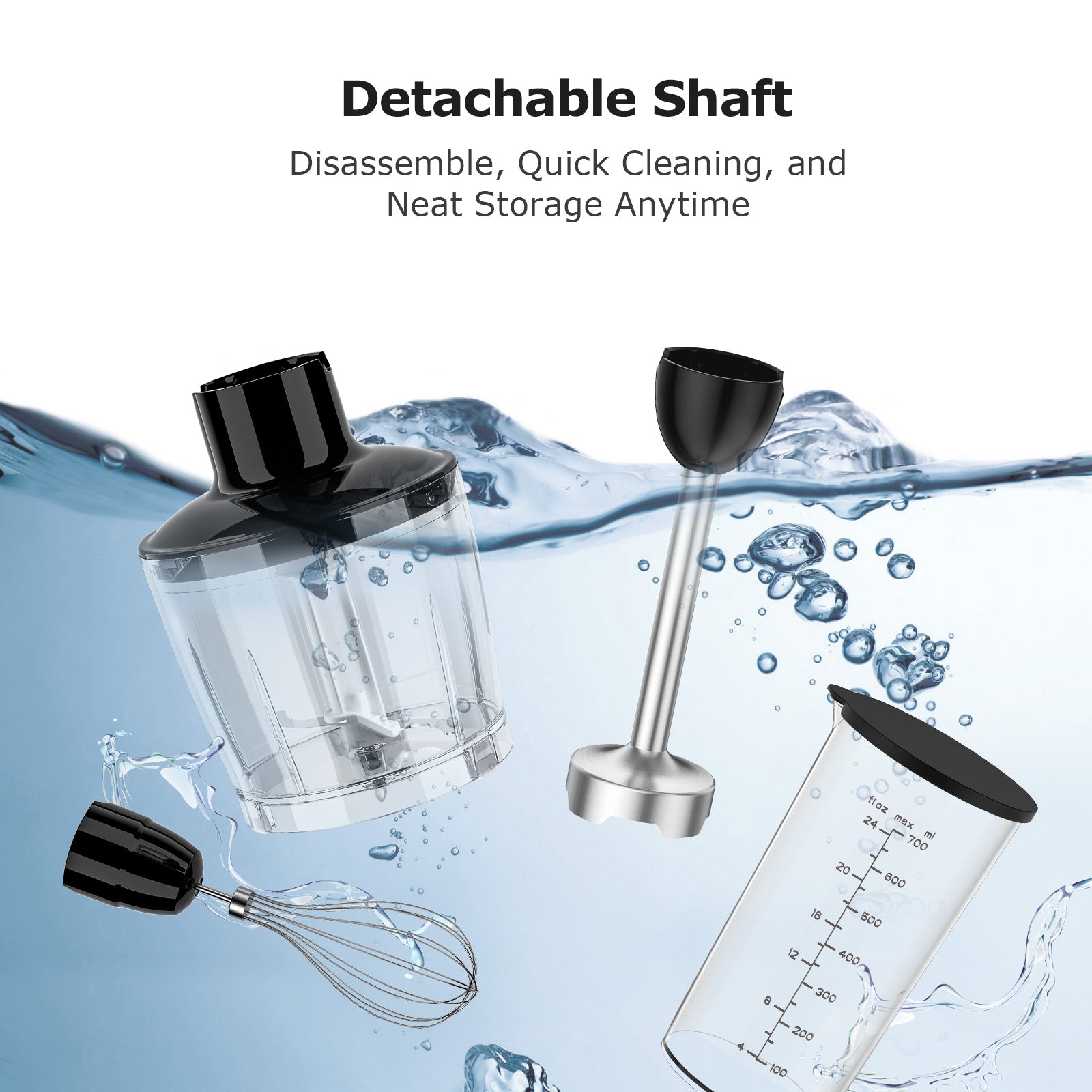 Mélangeur plongeant 4 en 1 FRESKO