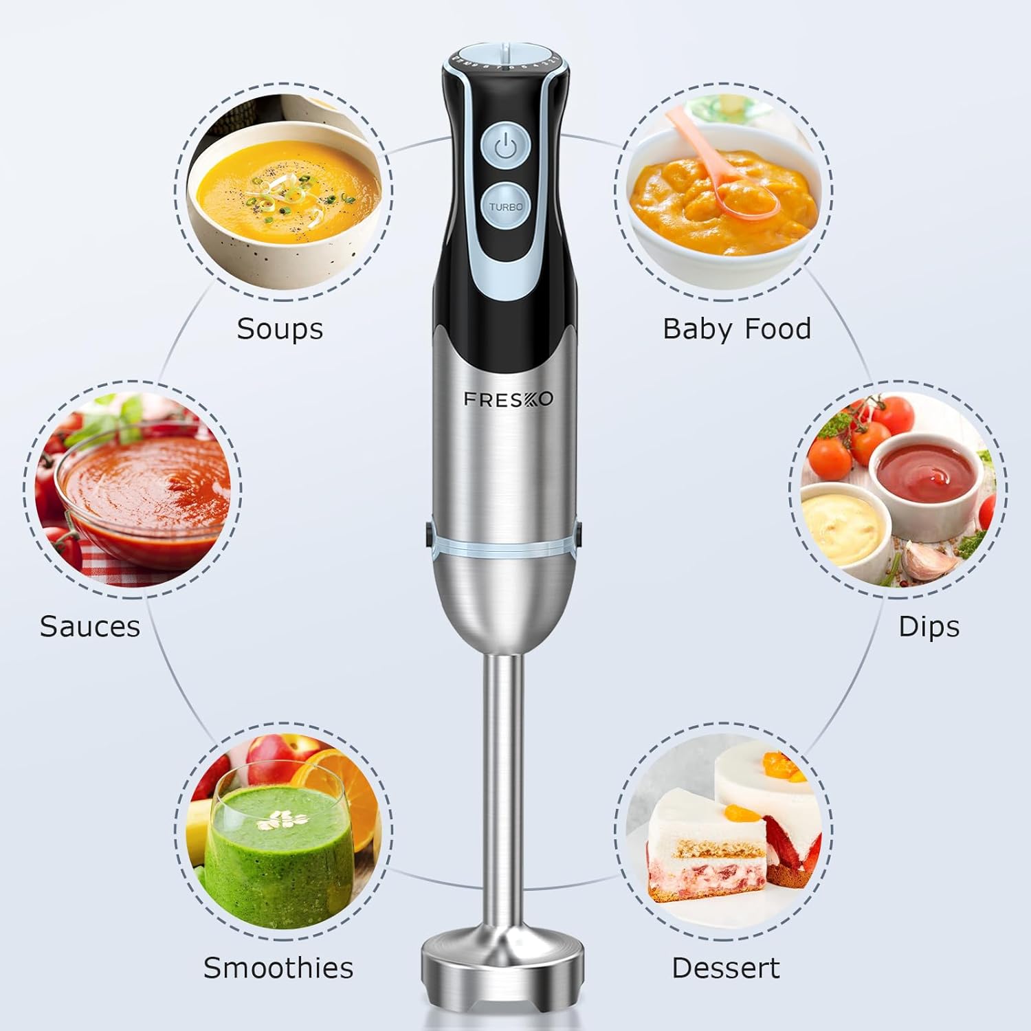 FRESKO Immersion Handheld Blender