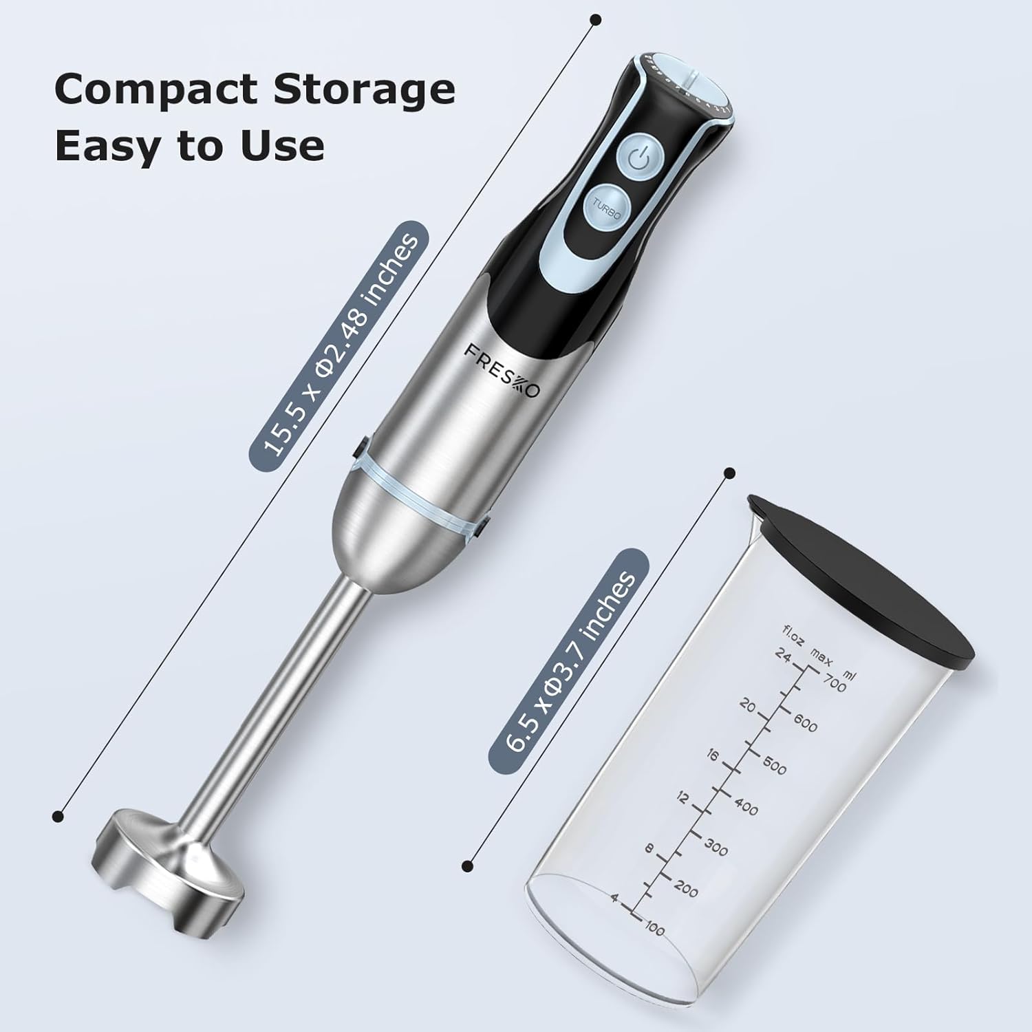 FRESKO Immersion Handheld Blender