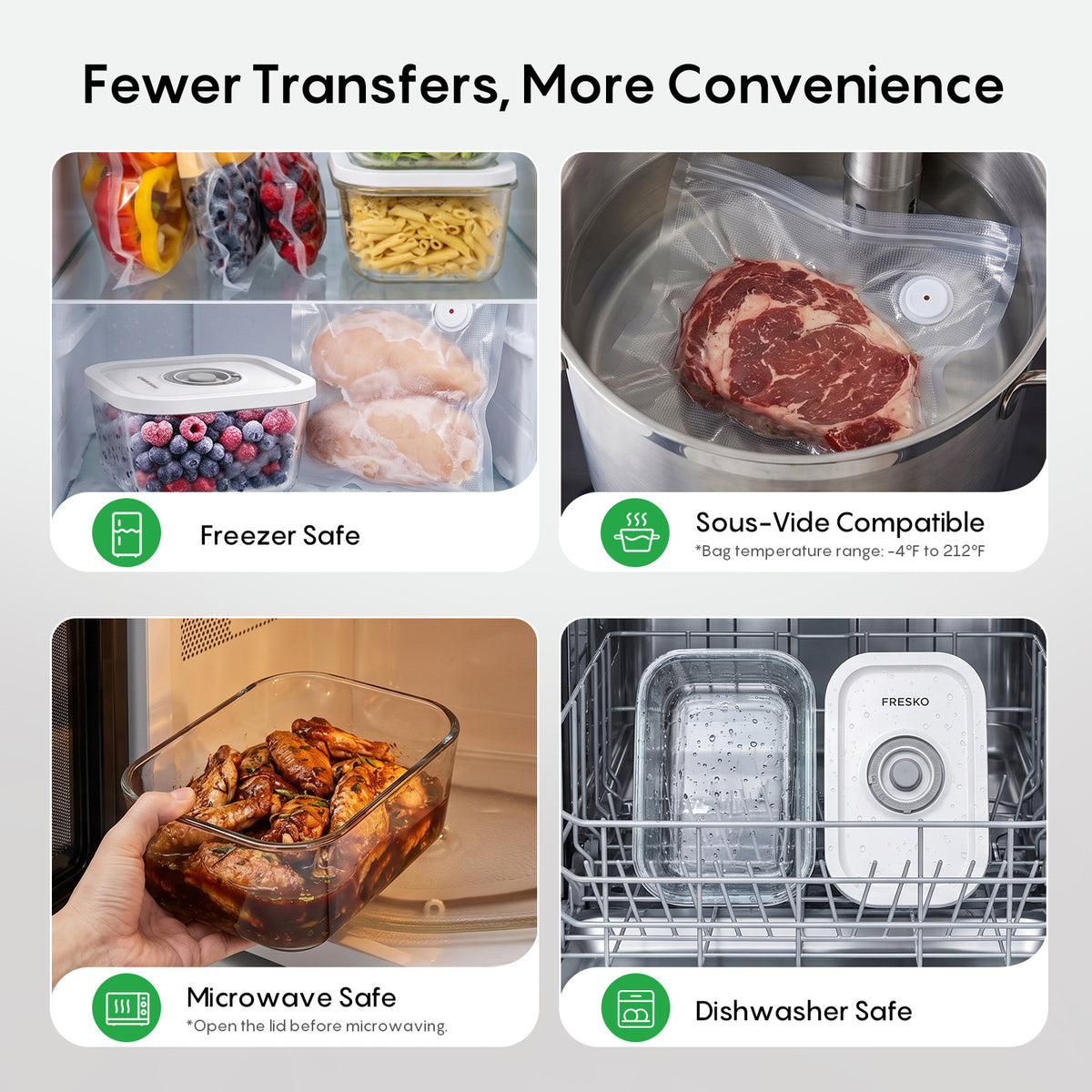 FRESKO HV9 Handheld Vacuum Sealer Set