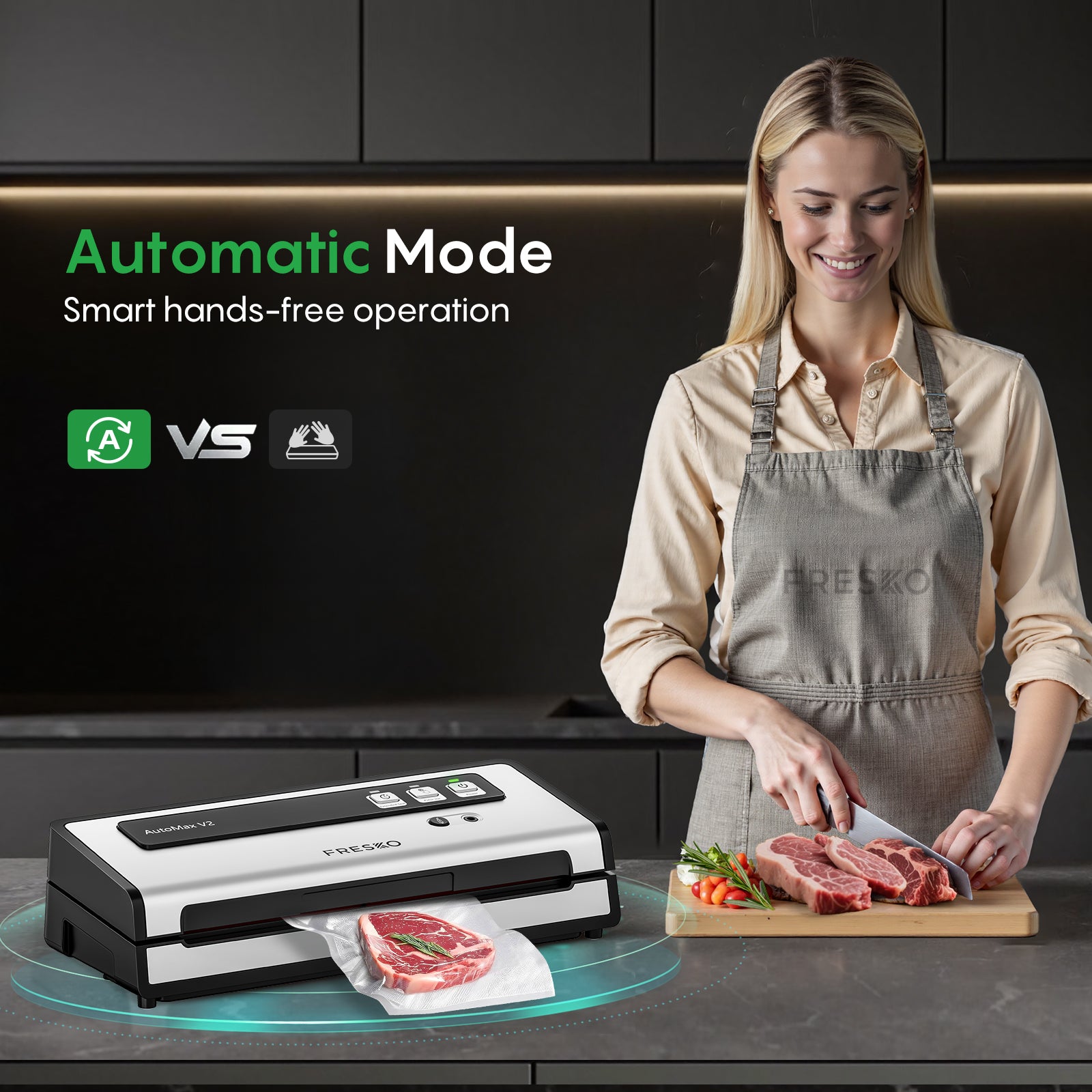Machine sous vide compacte FRESKO AutoMax V2