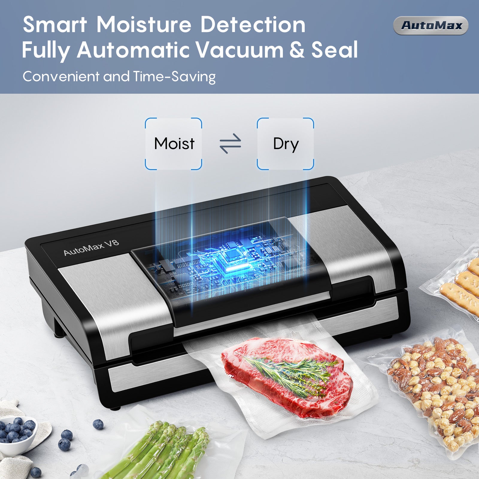 FRESKO AutoMax V8 Upgrade Heavy Duty Vacuum Sealer