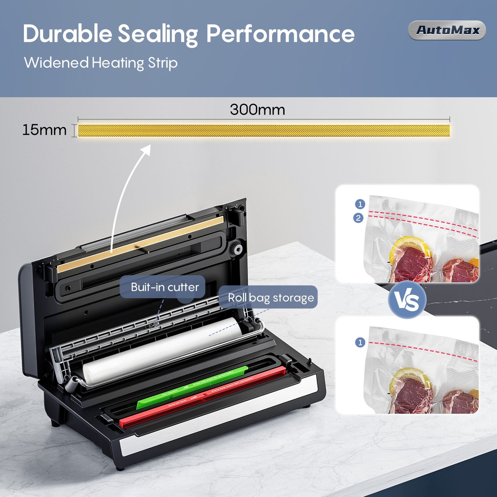 FRESKO AutoMax V8 Upgrade Heavy Duty Vacuum Sealer