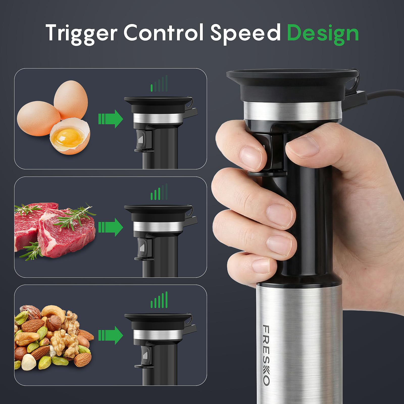 FRESKO Immersion Handheld Blender H7