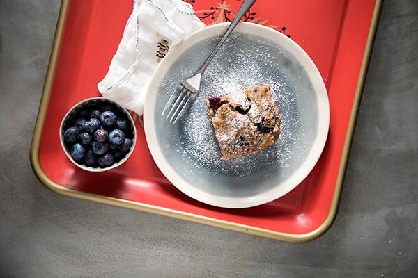 Blueberry Oat Squares