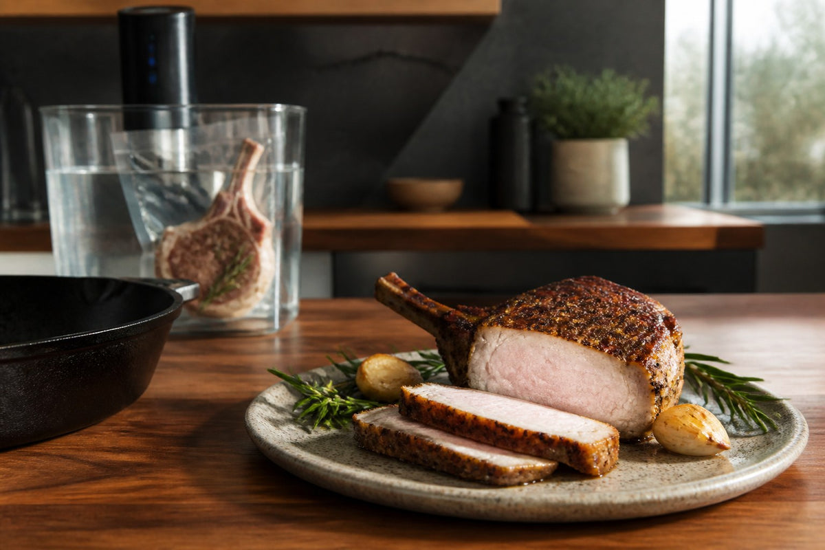 Sous Vide Pork Chops: Time, Temperature & Searing Guide