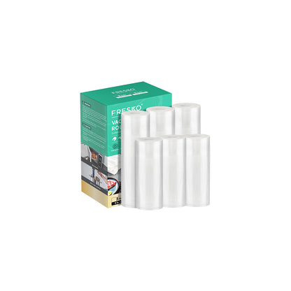 FRESKO 6 Packs Rolls Bag ( 8" x 20' & 12" x 20')