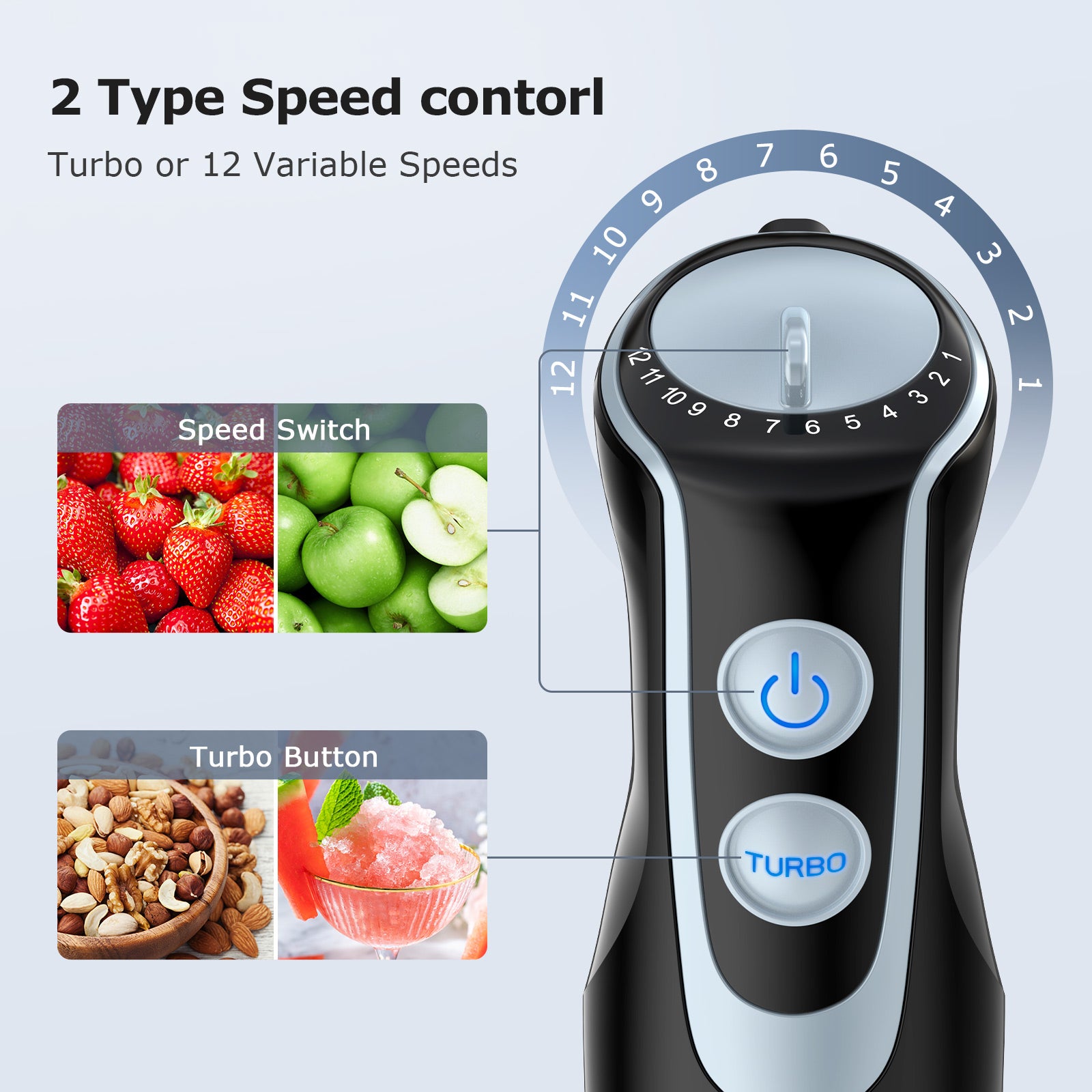 Mélangeur plongeant 4 en 1 FRESKO