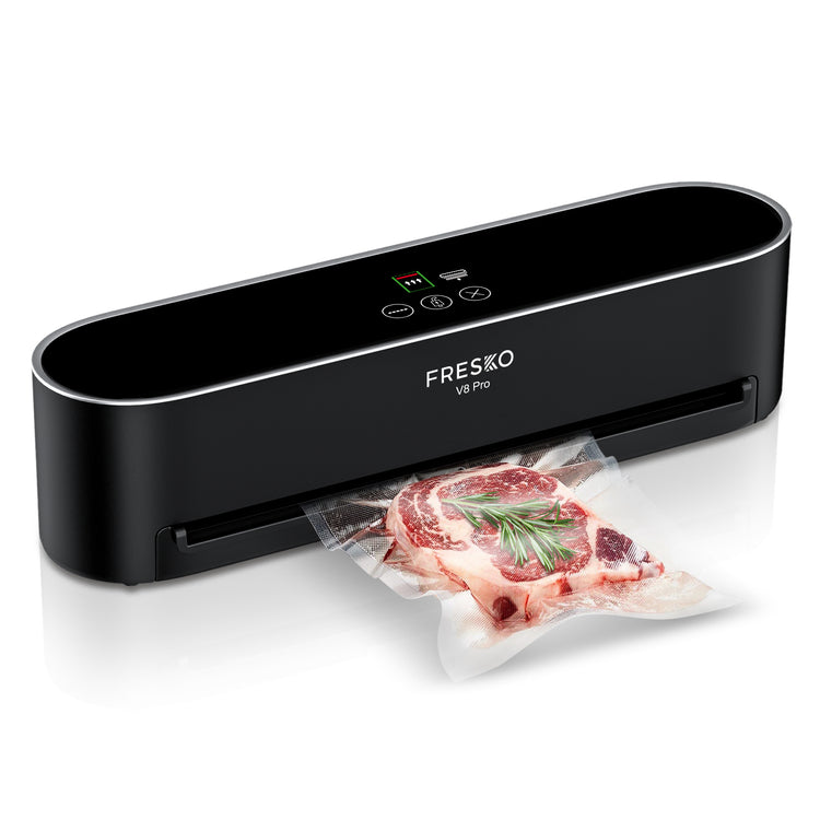 FRESKO Upgraded Fully Automatic Vacuum Sealer, Hands-Free Food Vacuum  Sealer without Flipping the Lid, Easy-to-Use Touch Operation with Visual