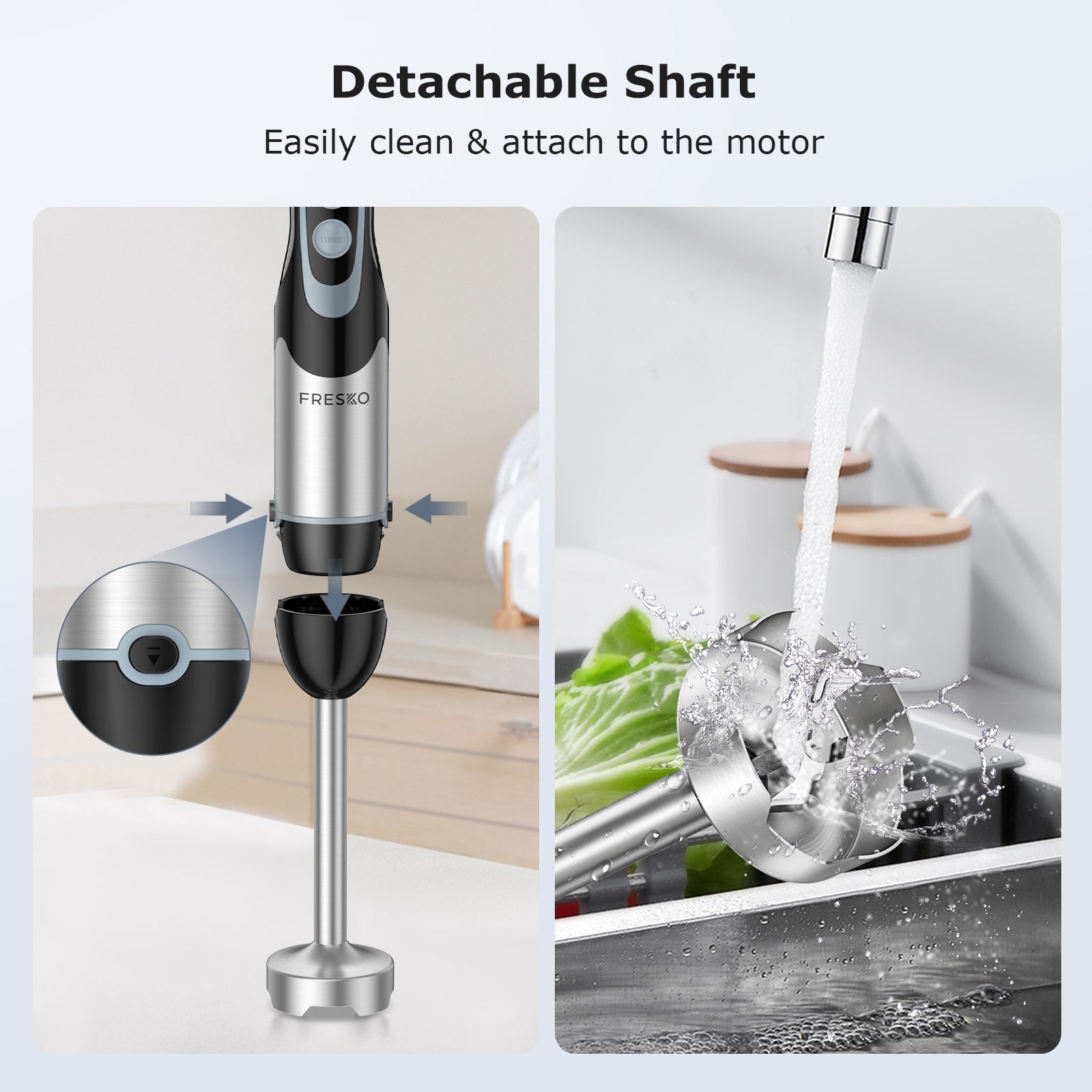 FRESKO Immersion Handheld Blender