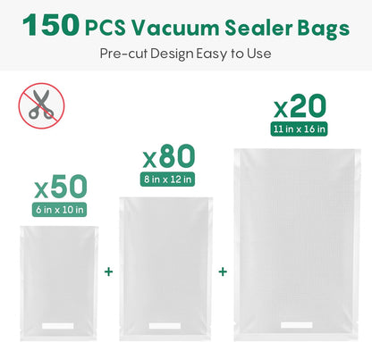 FRESKO Pre-Cut Bag Pack (6"x10" & 8"x12" & 11"x16")