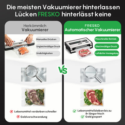 FRESKO New V8 AutoMax Fully Automatic Vacuum Sealer - DE