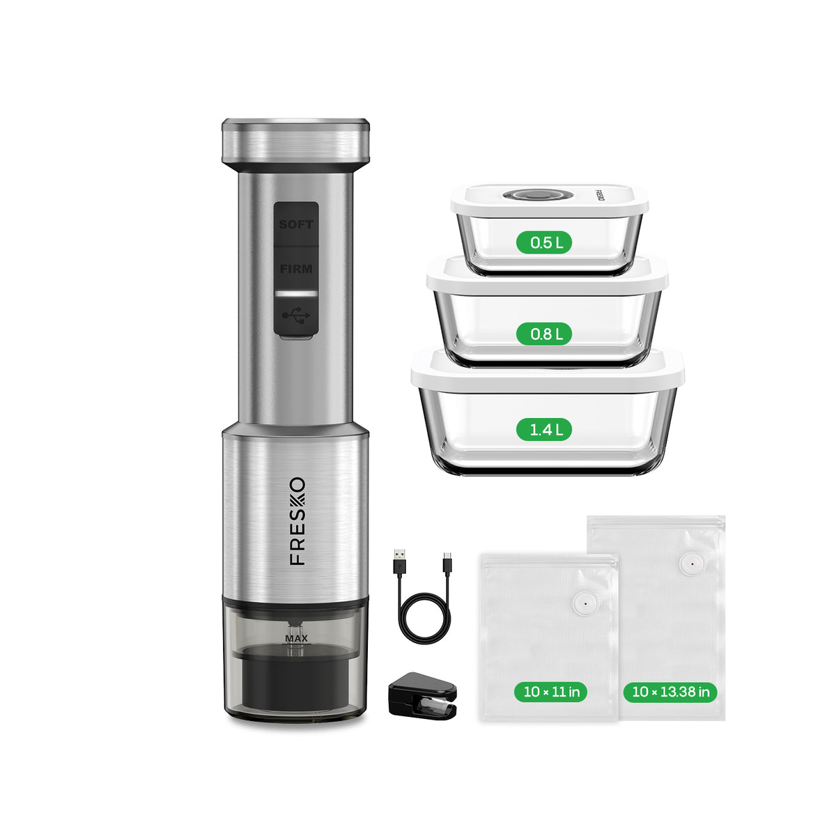 FRESKO HV9 Handheld Vacuum Sealer Set