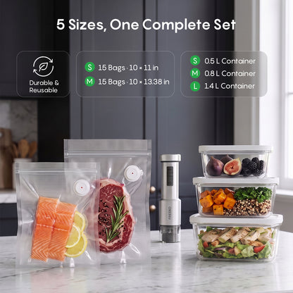 FRESKO HV9 Handheld Vacuum Sealer Set