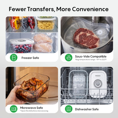 FRESKO HV9 Handheld Vacuum Sealer Set