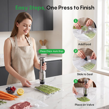 FRESKO HV9 Handheld Vacuum Sealer Set