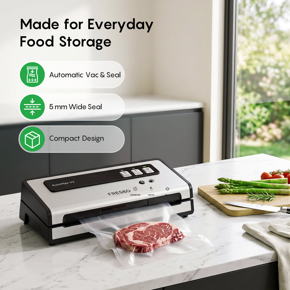 FRESKO V2 Easy Auto Vacuum Sealer