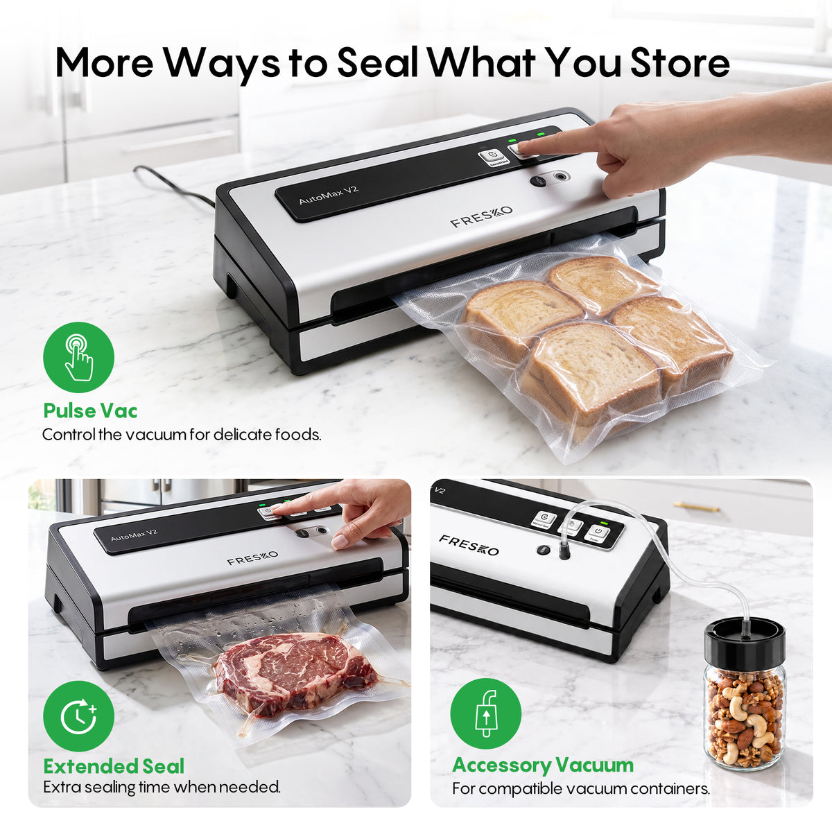 FRESKO V2 Easy Auto Vacuum Sealer