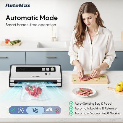 FRESKO AutoMax V4 with Mason Jar Lid Vacuum Sealer