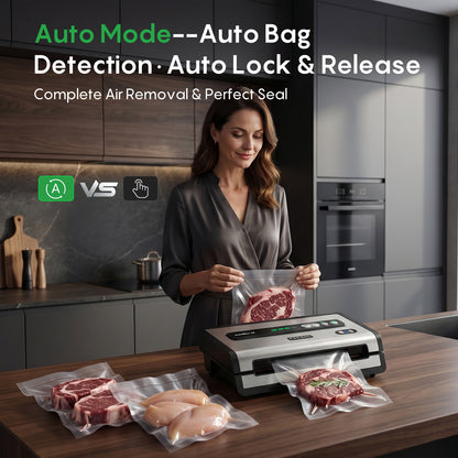 FRESKO V8-New AutoMax Fully Automatic Vacuum Sealer