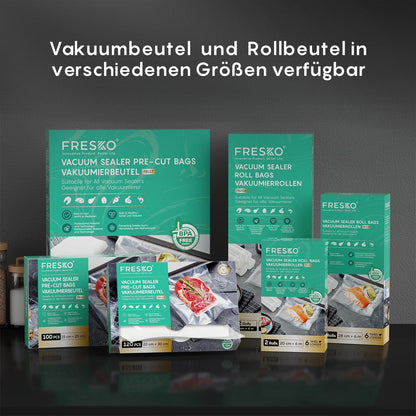 FRESKO AutoMax V8 Scelleuse sous vide automatique ultra-résistante pour la conservation des aliments