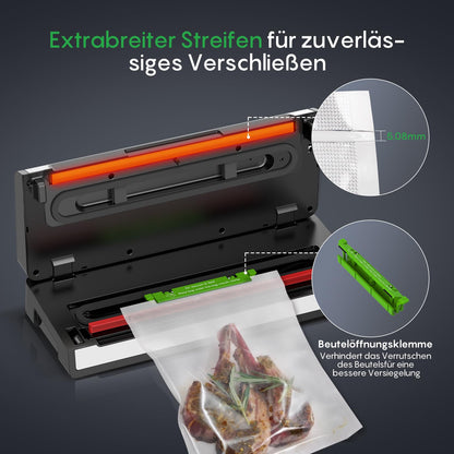 FRESKO AutoMax V2 Compact Vacuum Sealer for Food Storage - DE