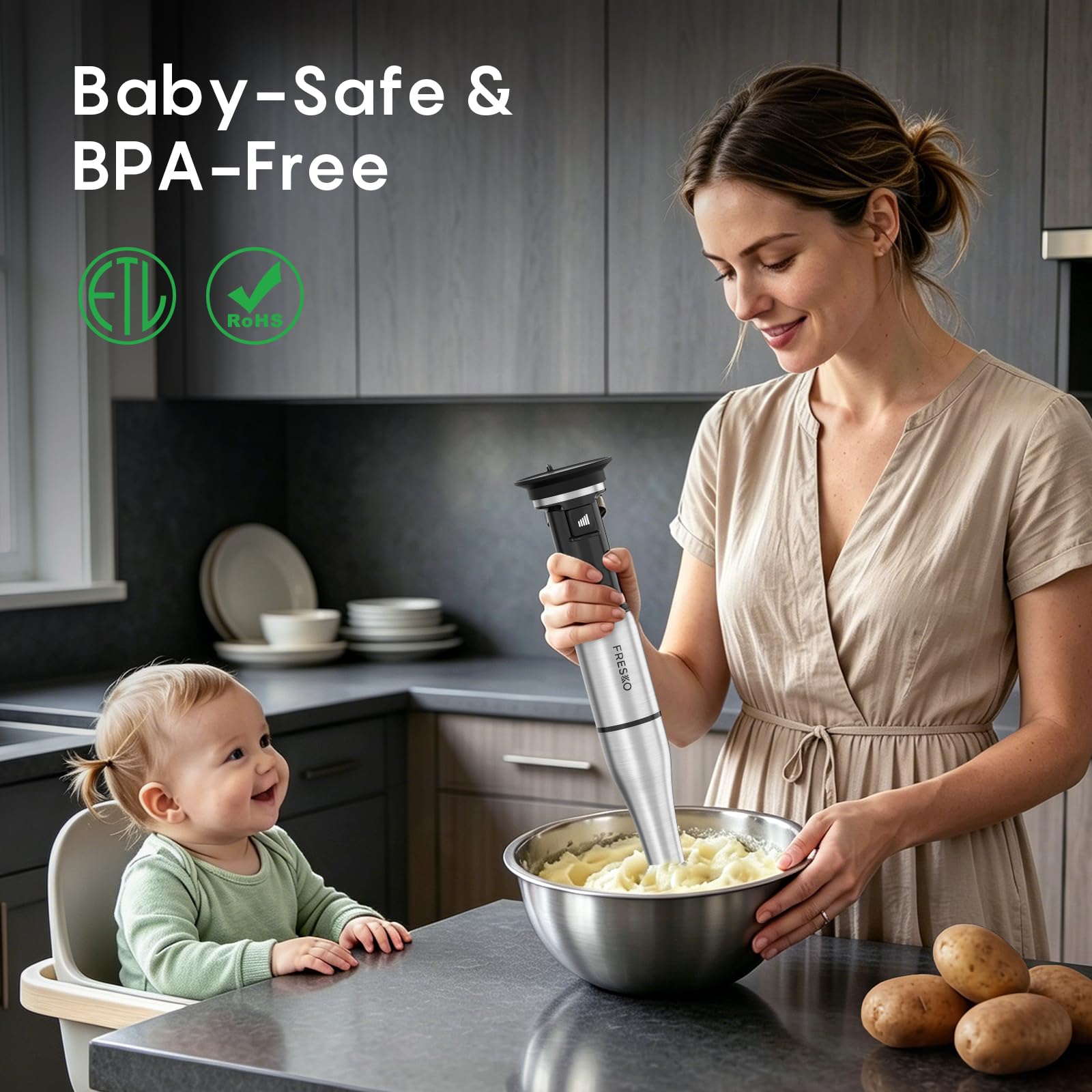 FRESKO 4-in-1 Immersion Hand Blender H9